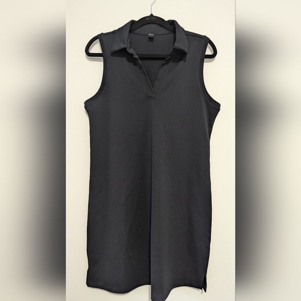 Joe Fresh black polo dress size M